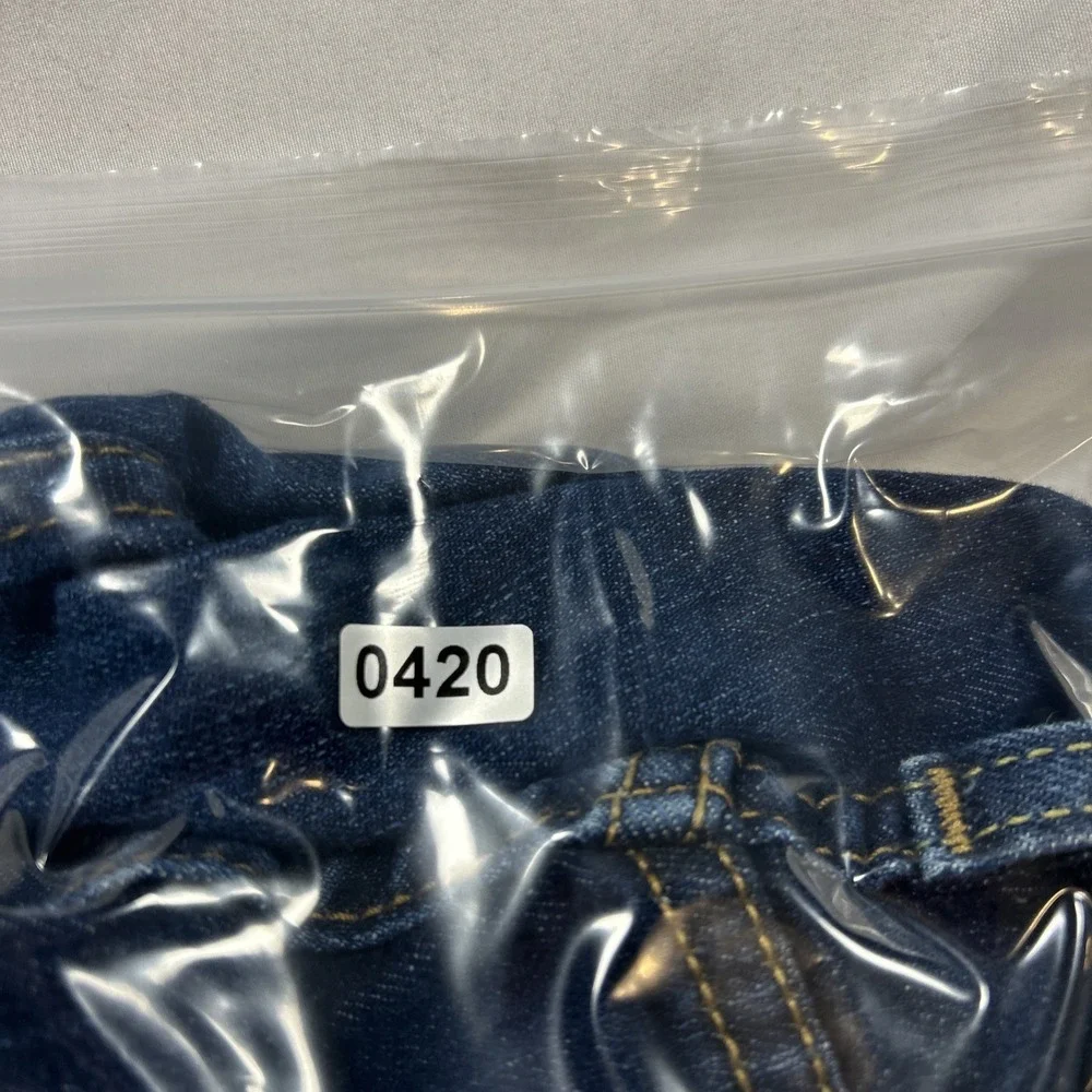Levis 513 Slim Straight Jeans Men 36 Blue Denim Medium Wash Cotton Stretch 36x34